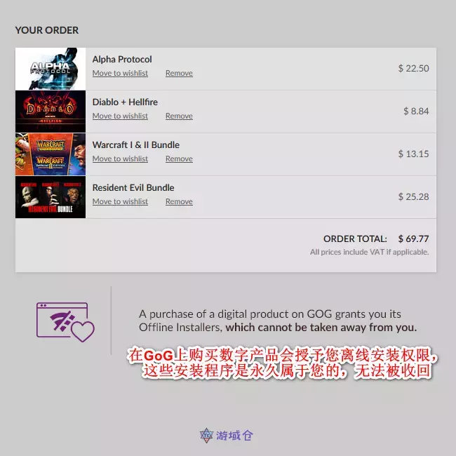 GOG发文暗讽“在Steam上的许可”